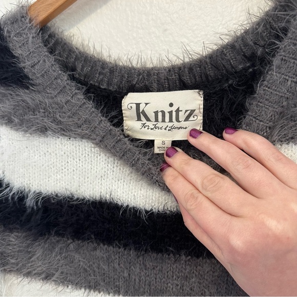 Nwt Fl&l knits striped sweater dress - Picture 3 of 7